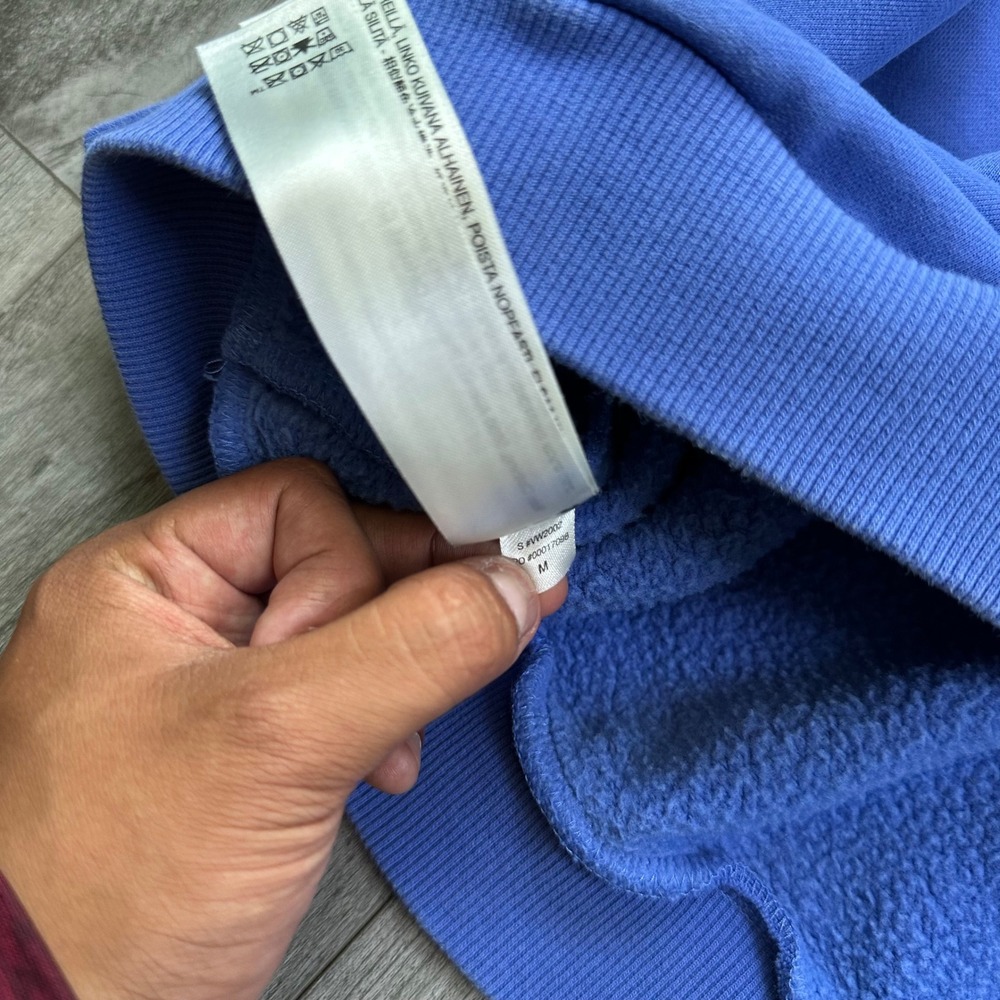 Vuori Restore oversized Blue Pullover Hoodie Fleece womens Medium soft - Picture 4 of 7